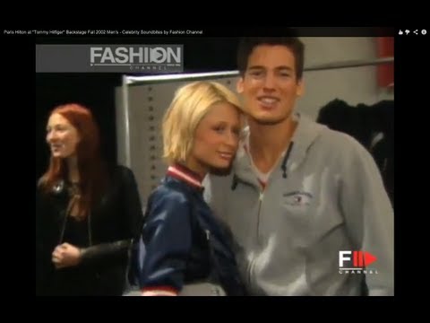 Paris Hilton at "Tommy Hilfiger" Backstage Fall 2002 Men's - Celebrity Soundbites by Fashion Channel