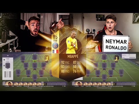 FIFA 18: MBAPPE INFORM SQUAD BUILDER BATTLE 🤑😍Fifagaming vs Wakez😱