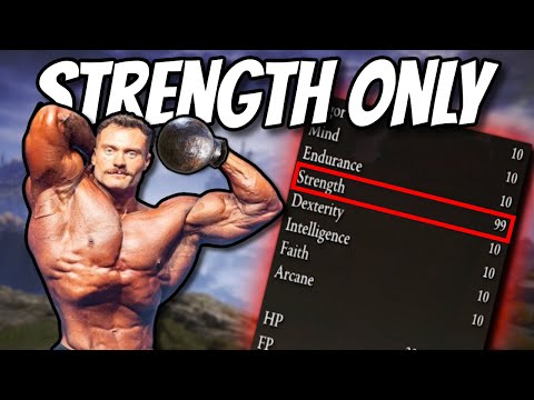 I Conquered Elden Ring with PURE Strength