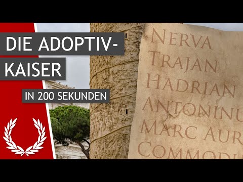 Die Adoptivkaiser in 200 Sekunden (Römische Kaiser Teil 3/3)