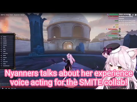 Nyanners talks about her experience voice acting for the SMITE collab