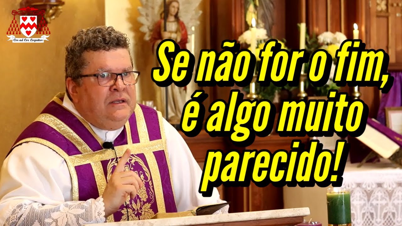 “O Deus que prometeu te perdoar, não prometeu o dia seguinte” (Padre Renato Leite)