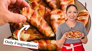 These EASY jalapeño poppers are perfect PARTY FOOD!!