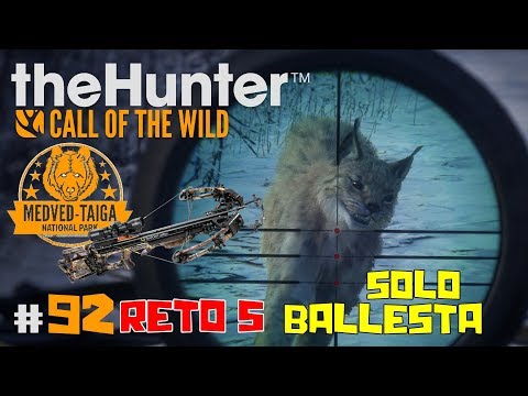 🦌 theHunter: Call of the Wild #92 | RETO 5 | SOLO BALLESTA 🏹 MEDVED-TAIGA | Directo en Español