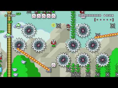 鬼畜スピラン風スピン半自動(keepRorL) by ヌブチイクーノ - SUPER MARIO MAKER - NO COMMENTARY 1bj