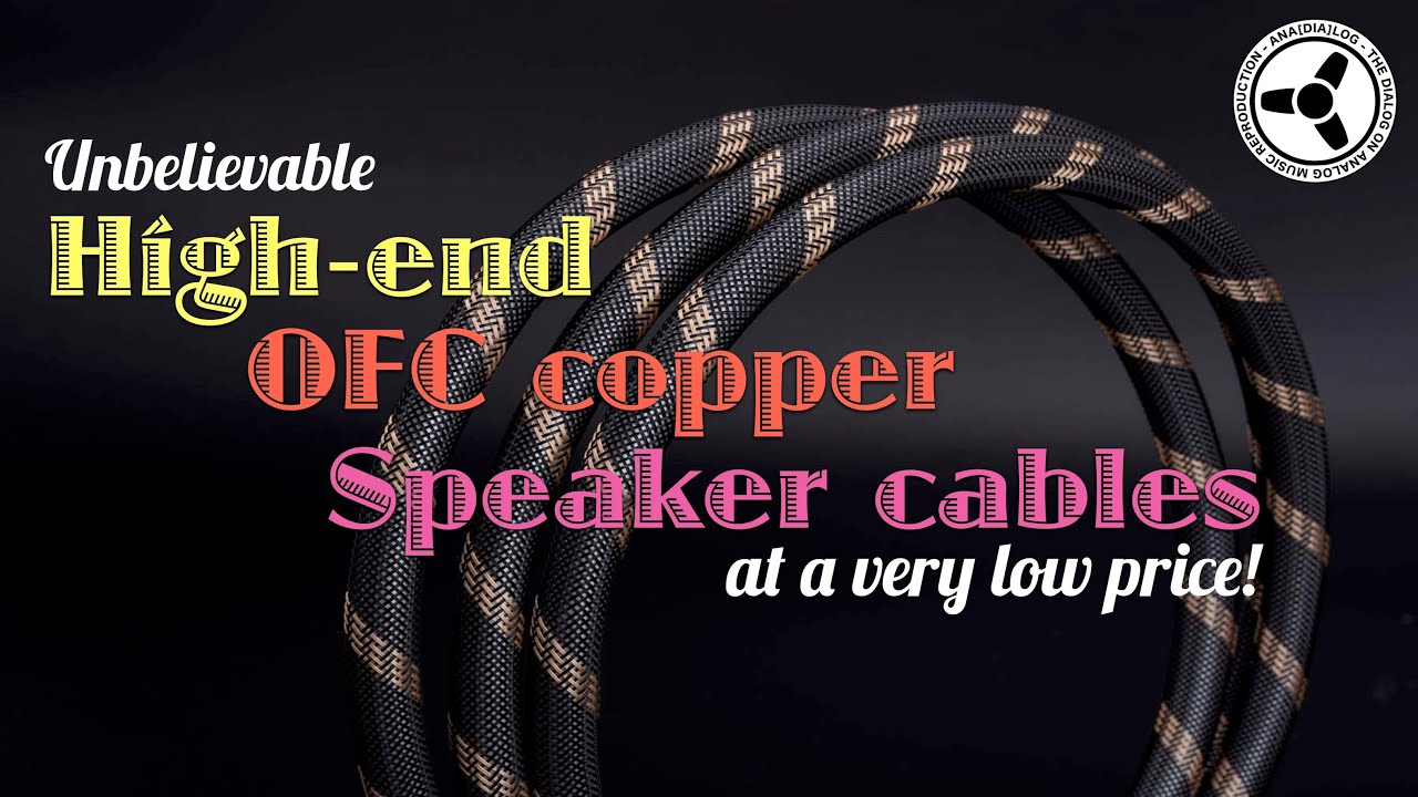 Unbelievable high-end OCC copper speaker cables at very low price!