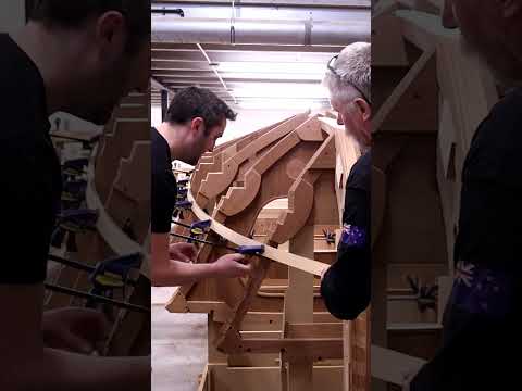 Working With A Master Boat Builder #shorts #boatbuilding #buildingtemptress