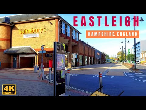England : [4K] Walk | Eastleigh Town | Hampshire | England