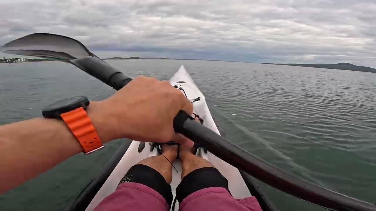 Morning paddle with the Fenn Mako Elite surfski