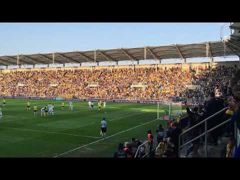Rzut karny Mateusz Szwoch 1-0 Derby 13.04.2018