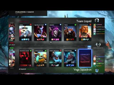 Starladder Season 13.Vega vs Liquid, game 2. 03.12.2015