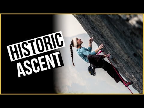 Brooke Raboutou climbs Excalibur 9b+!