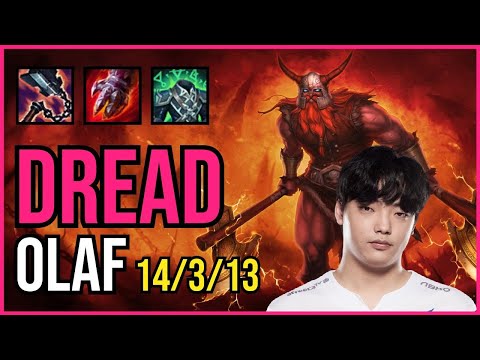 DREAD - OLAF vs. TALIYAH Jungle | KR MASTER | PATCH 11.2