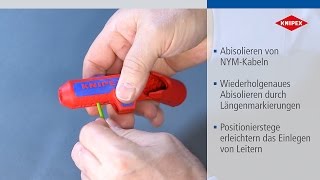 Knipex univerzálny odizolovací nástroj 16 95 01 SB