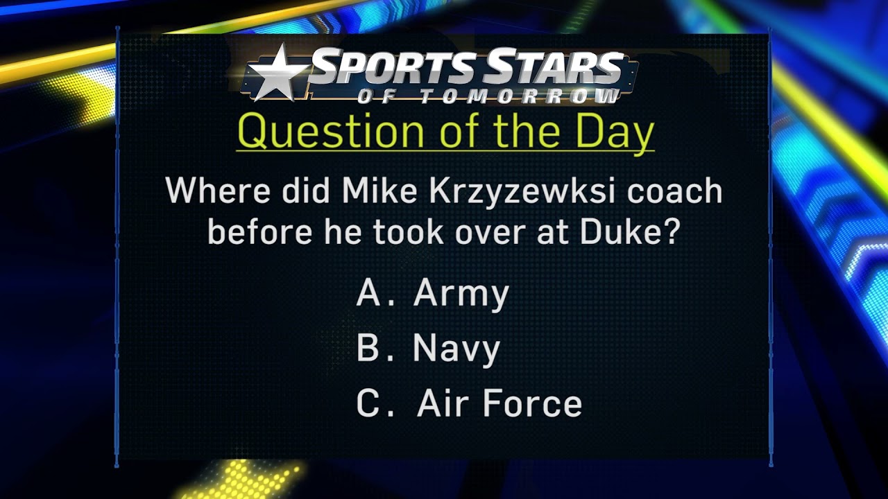 Question of the Day: Where was Coach K&#039;s first head coaching job?