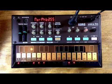 KORG volca fm Explained - 5  Front Panel Controls
