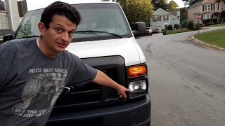 How To Replace 2008 Ford E-350 Sealed Beam Headlight Replacement.