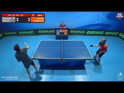 19:30 Vladyslav Kaluhin 3 - 1 Nazarii Kovalchuk West 3 WIN CUP 18.10.2022 | TABLE TENNIS WINCUP
