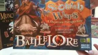 UnBoxing: BattleLore The Scottish Wars A Dwarven Perspective