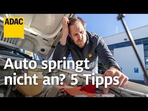 Auto springt nicht an? Die fünf häufigsten Ursachen & Lösungen