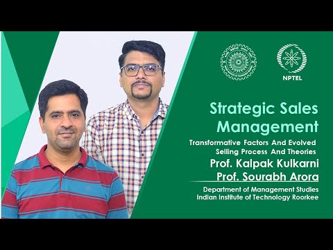 Strategic Sales Management Prof sourabh arora Prof kalpak kulkarni