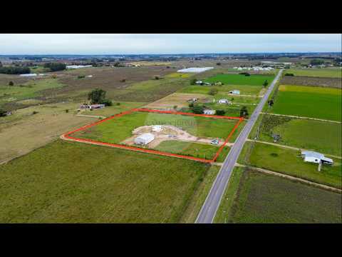 Video de YouTube - Chacra en venta de 9818m2, galpón 100 m2 y Monoambiente u oficina, Canelón Chico