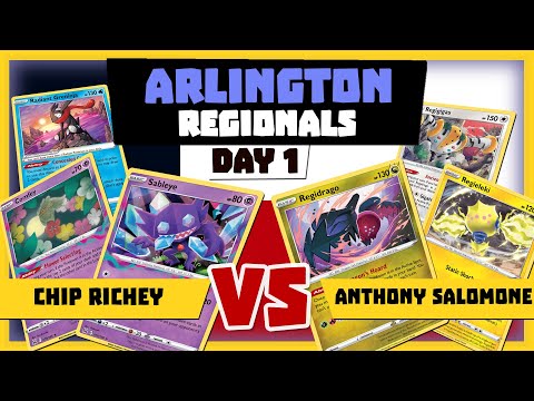 Chip Richey (LostBox) vs Anthony Salomone (RegiBox) | Pokemon TCG Arlington Regionals Day 1 2022
