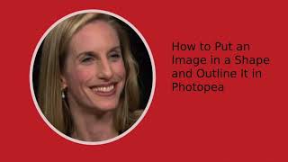 How to Put an Image in a Shape and outline It in Photopea