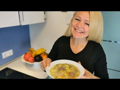 Leckere Hackbällchen-Suppe binnen 30 Minuten! Zum Verlieben!