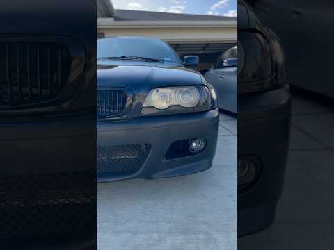 Loving how this front bumper fits on the e46! #bmw #e46 #330ci