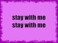 You Me At Six - Stay with me (acoustic) lyrics ...
