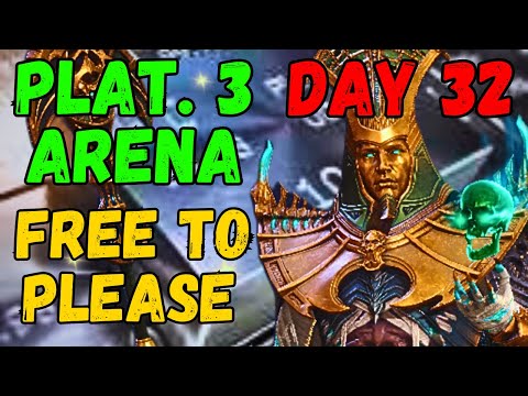 Day 32 F2P - Platinum 3 Arena and Basic Trials Stage 8 Autos