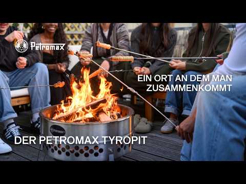 Productvideo 1 - Petromax Tyropit Vuurschaal Black Edition – RVS – Ø62 cm – Rookarm Kampvuur