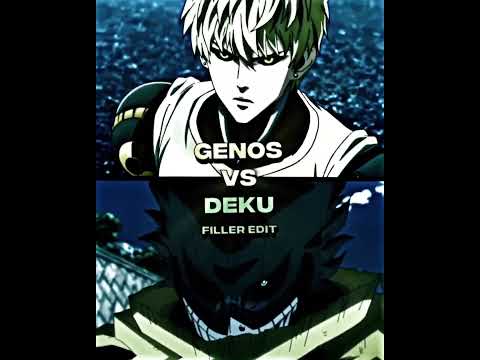 Genos Vs Deku | OPM + MHA / BNHA | TikTok in desc | #anime #animeedit #edit #opm #mha #bnha #deku