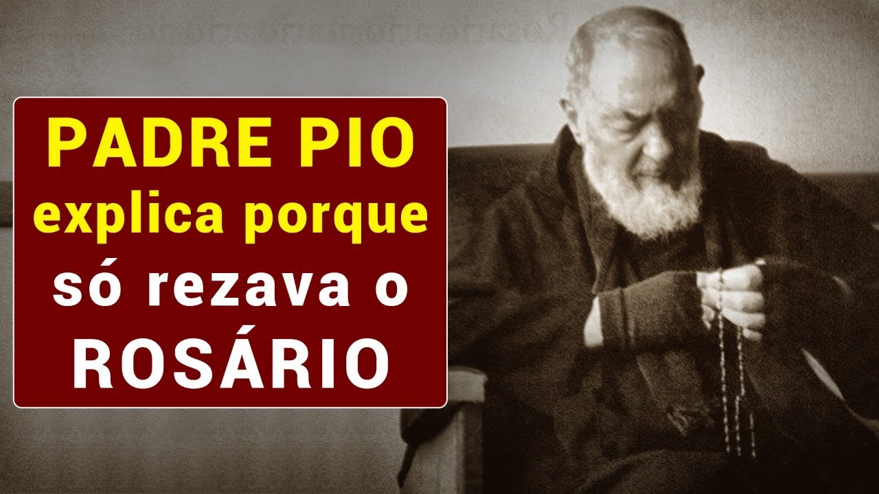 Inédito: Padre Pio e o Poder do Santo Rosário. Imperdível.