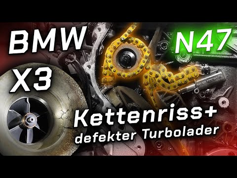 BMW X3 Rettungsaktion: Turbolader defekt + Steuerkette gerissen!! (N47 Motor)  | BMWFarid