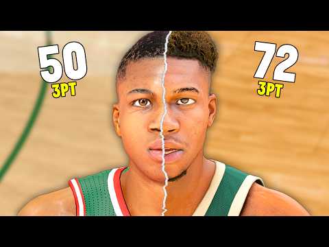 I Hit A Half Court Shot With Giannis In Every NBA 2K!