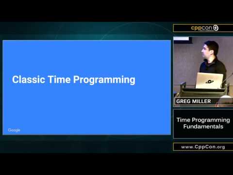CppCon 2015: Greg Miller “Time Programming Fundamentals"