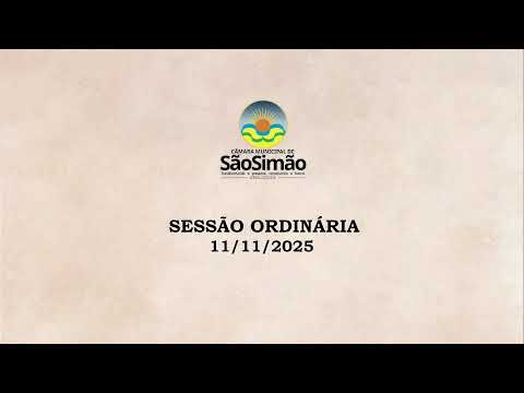 SESSÃO ORDINÁRIA - 11/11/2025