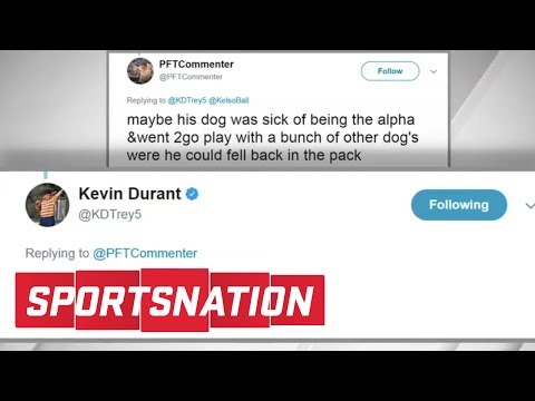Kevin Durant Cannot Stop Responding To Trolls On Twitter | SportsNation | ESPN