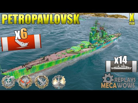 Petropavlovsk 6 Kills & 230k Damage | World of Warships Gameplay 4k