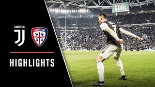 ملخص مباراة : يوفنتوس 4 × 0 كالياري ( الجولة 18 للدوري الايطالي )