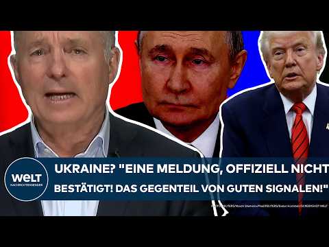 UKRAINE-KRIEG: Waffenruhe? "Eine Meldung, offiziell nicht bestätigt! Gegenteil von guten Signalen!"