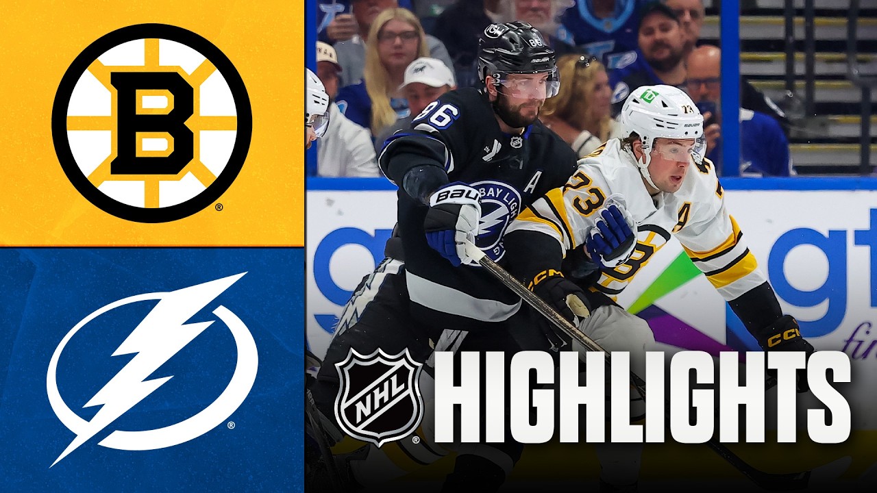 Bruins vs. Lightning | NHL Highlights | April 04, 2026