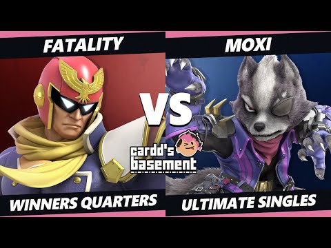 Cardd's Basement Winners Quarters - Fatality (Captain Falcon) Vs. moxi (Wolf) SSBU Ultimate