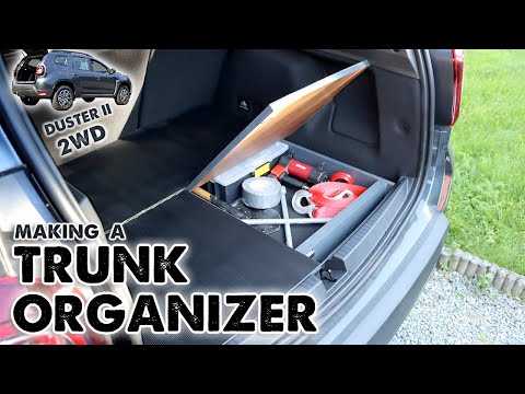 Making a TRUNK ORGANIZER for tool storage | Woodworking