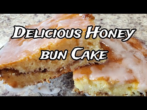 Delicious Honey Bun Cake