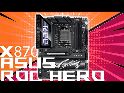 Unleash the Power: ASUS ROG Crosshair X870E Hero - The Ultimate Gaming Motherboard!