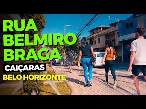 RUA BELMIRO BRAGA | CAIÇARAS | BELO HORIZONTE - MG | NA RUA 4K