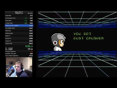Mega Man 4 any% in 38:09